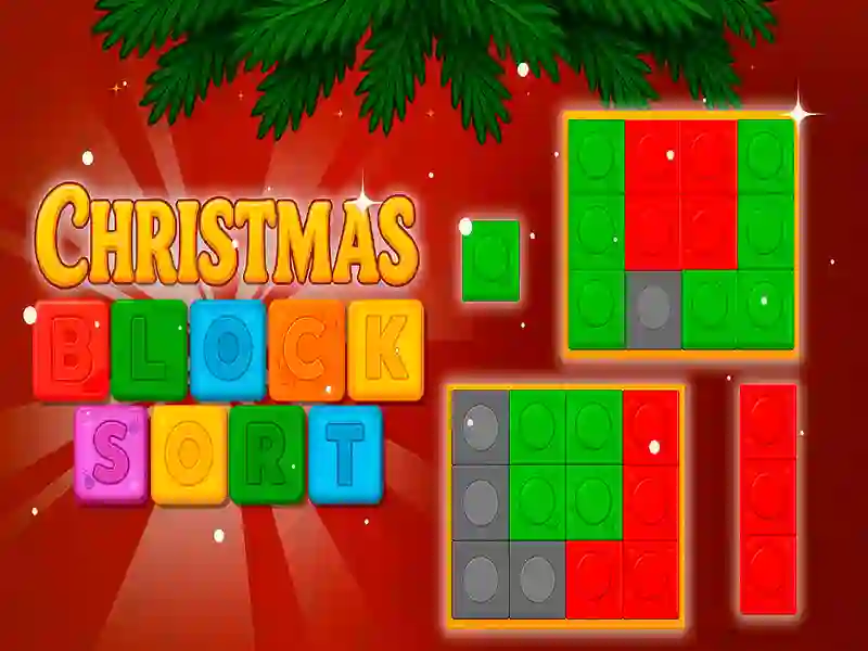 Leikur Christmas Blocks Sort á netinu