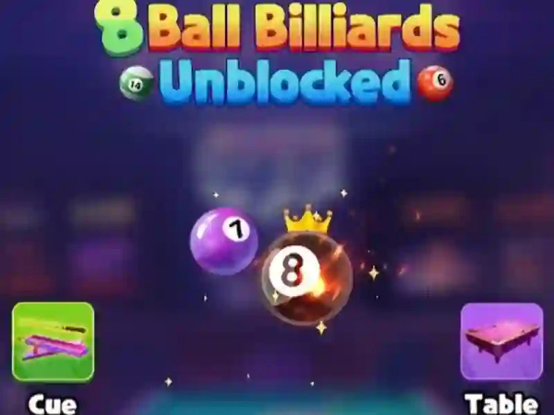 Leikur 8 bolta billjard á netinu Leikur 8 bolta billjard á netinu