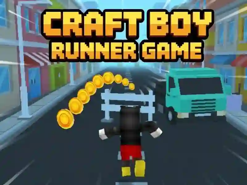 Leikur Craft Boy Runner leikur á netinu Leikur Craft Boy Runner leikur á netinu