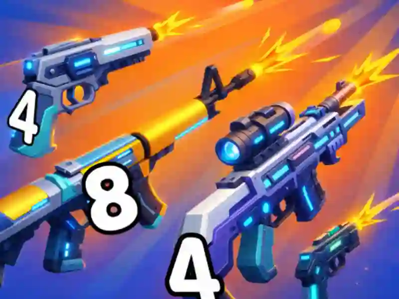 Leikur Sameina Gun Run á netinu