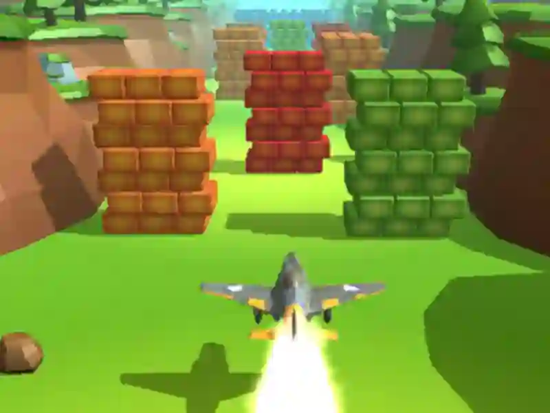 Leikur Bombardiro crocodillo múrsteins eyðileggjandi á netinu