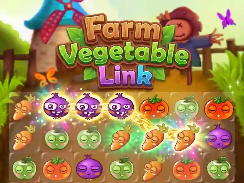 Leikur Farm Vegetable Link á netinu