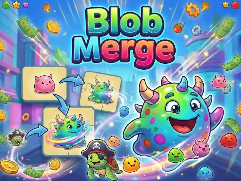 Leikur Blob Merge á netinu