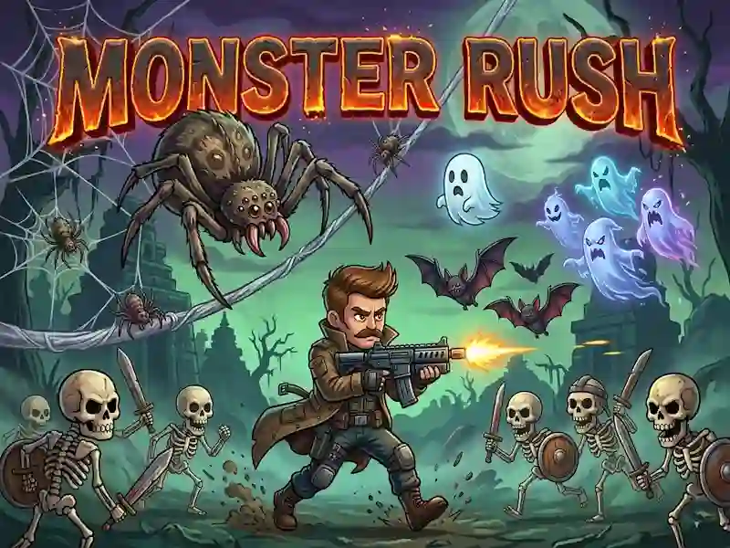 Leikur Monster Man Rush á netinu