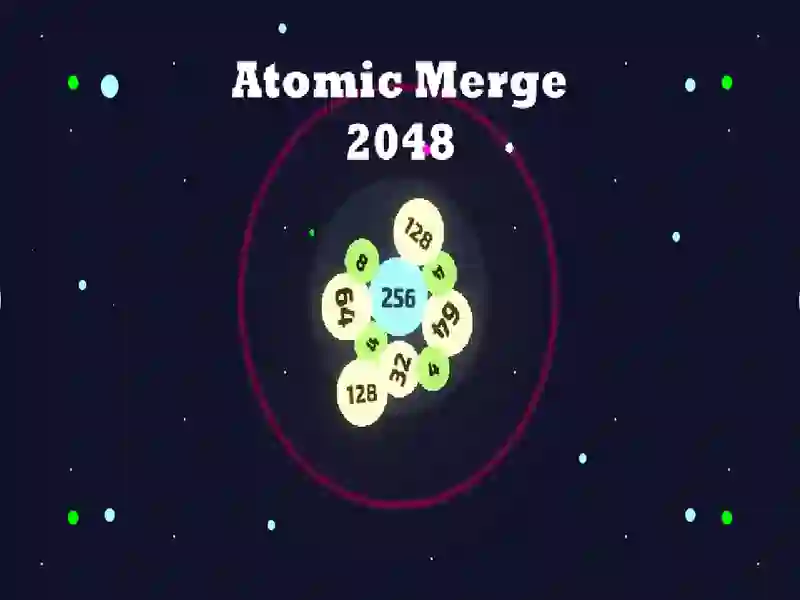 Leikur Atomic sameinast 2048 á netinu