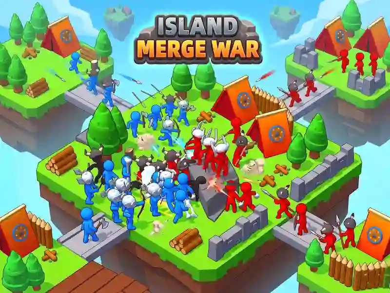 Leikur Island Merge war á netinu