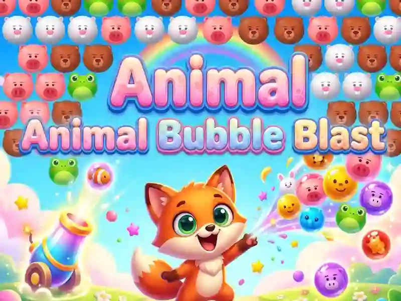 Leikur Animal Bubble Blast á netinu