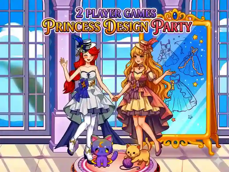Leikur 2 Player Games Princess Design Party á netinu