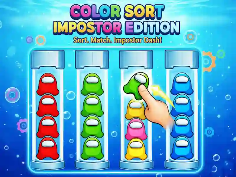Leikur Color Sort Impostor Edition á netinu