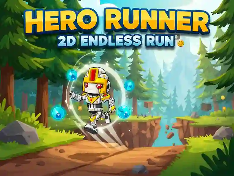 Leikur Hero Runner 2D Endless Run á netinu