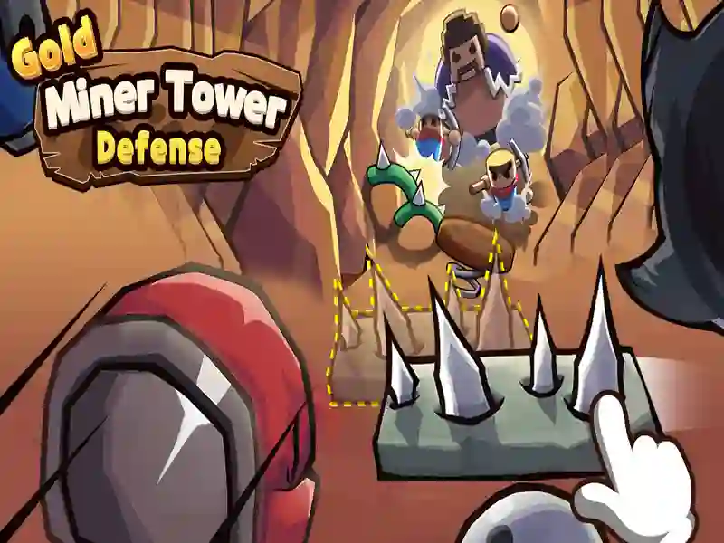 Leikur Gold Miner Tower Defense á netinu