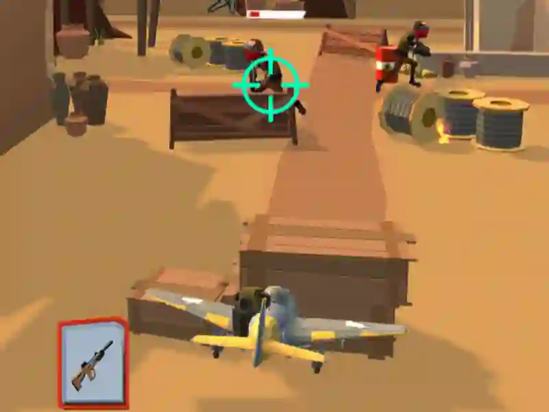 Leikur Bombardino Crocodilo Brainrot Gunner á netinu