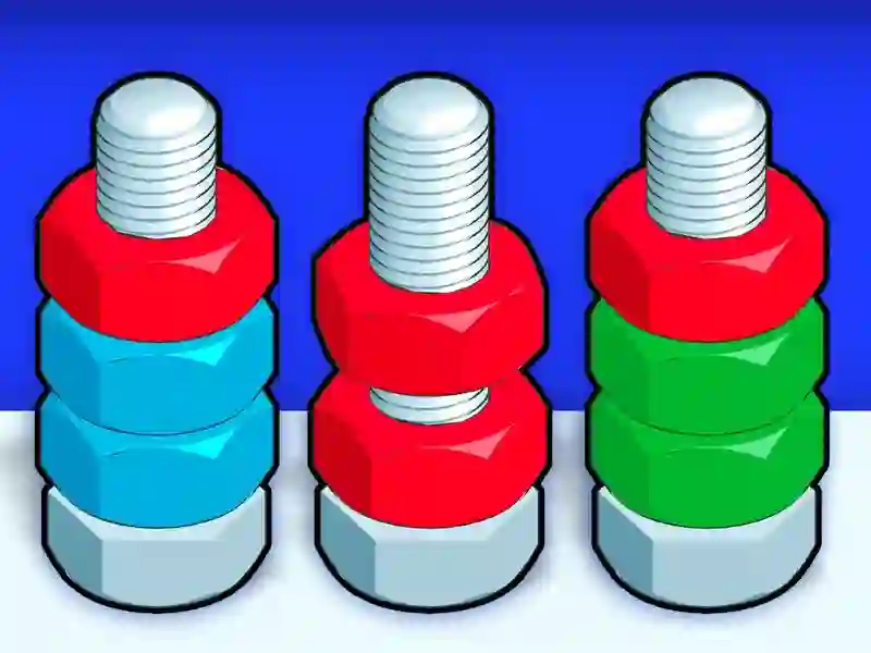 Leikur Hnetur og boltar raða á netinu Leikur Hnetur og boltar raða á netinu