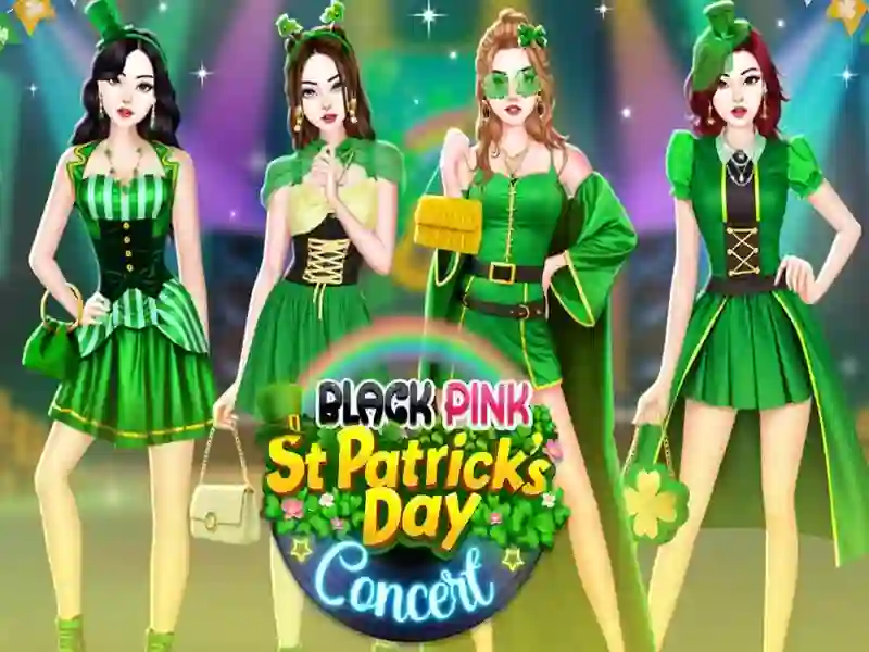 Leikur Black Pink St. Patricks Day tónleikar á netinu