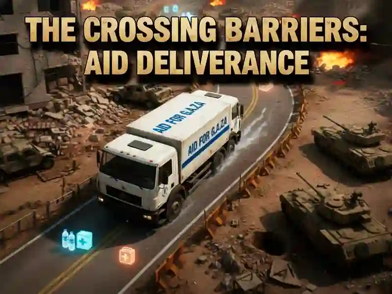 Leikur The Crossing Barriers: Aid Deliverance á netinu