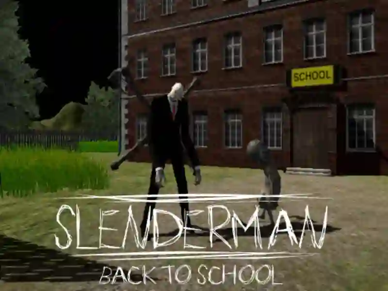 Leikur Slenderman aftur í skólann á netinu