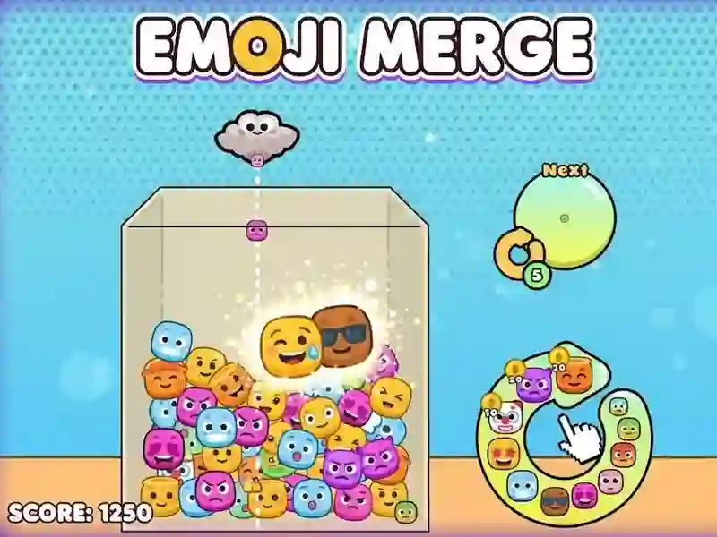 Leikur Emoji sameina á netinu Leikur Emoji sameina á netinu