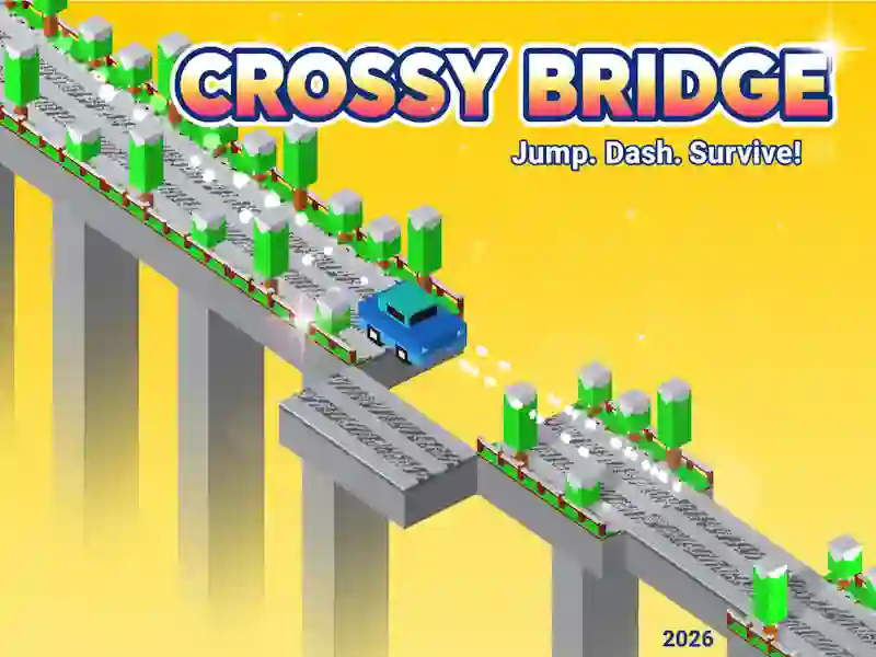 Leikur Crossy Bridge á netinu