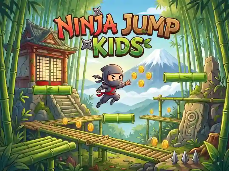 Leikur Ninja Jump Kids á netinu
