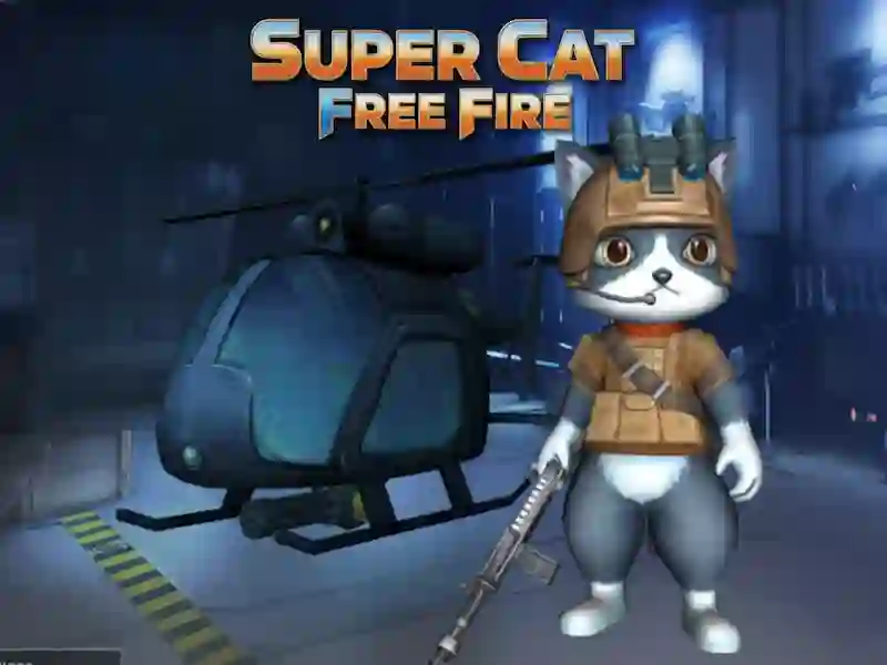 Leikur Super Cat Free Fire á netinu