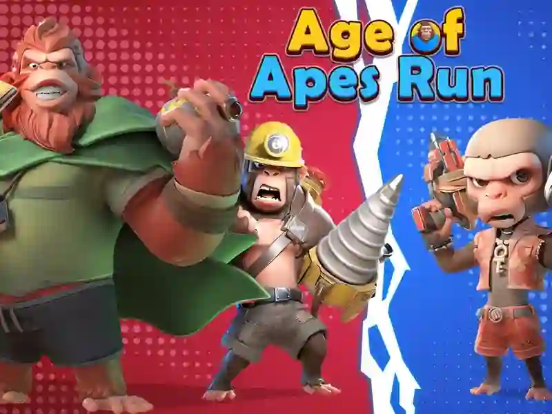 Leikur Age of Apes Run á netinu