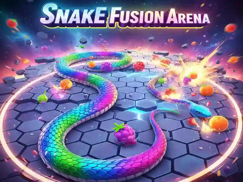 Leikur Snake Fusion Arena á netinu