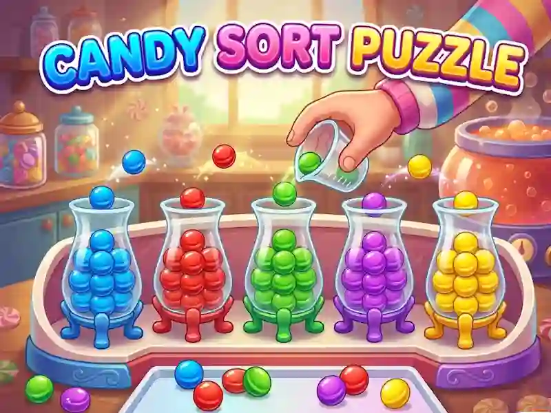 Leikur Candy Sort Puzzle á netinu