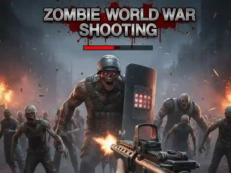 Leikur Zombie World War Shooting á netinu
