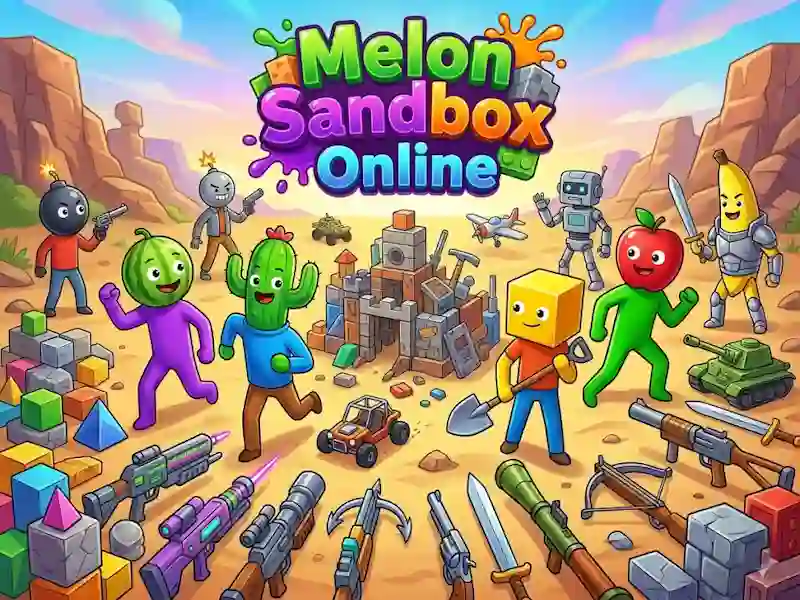 Leikur Melon Sandbox Online á netinu