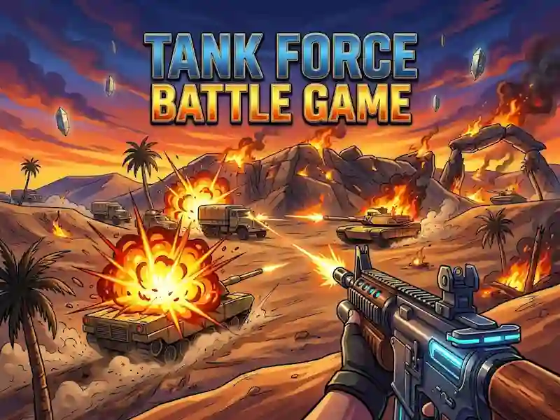 Leikur Tank Force Battle Game á netinu