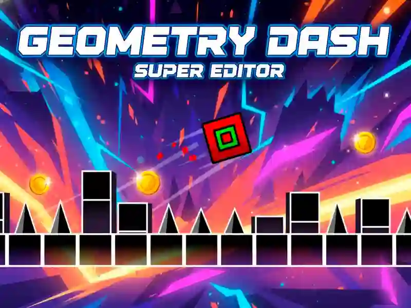 Leikur Geometry Dash: Ofur ritstjóri á netinu