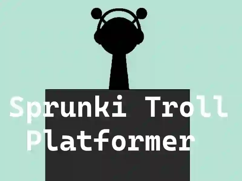 Leikur Spruni Troll platformer á netinu