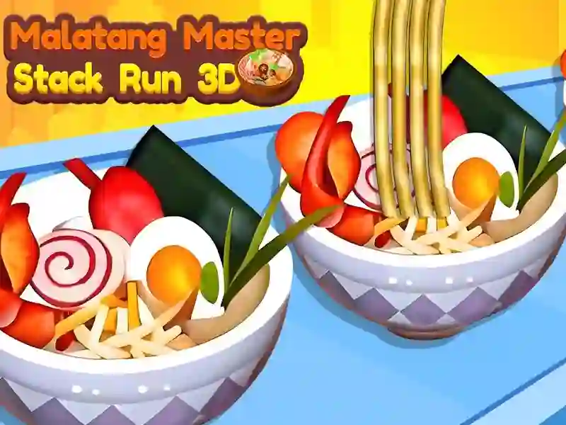 Leikur Malatang Master Stack Run 3D á netinu