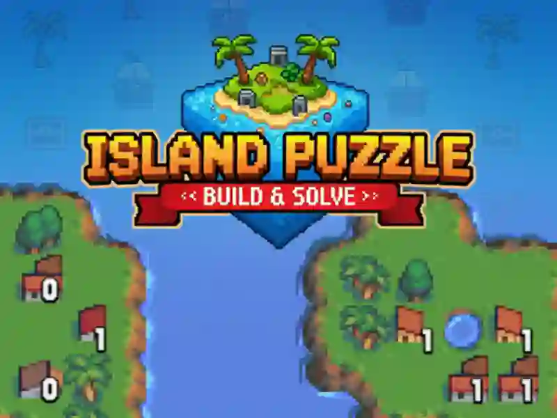 Leikur Island Puzzle: Byggja og leysa á netinu