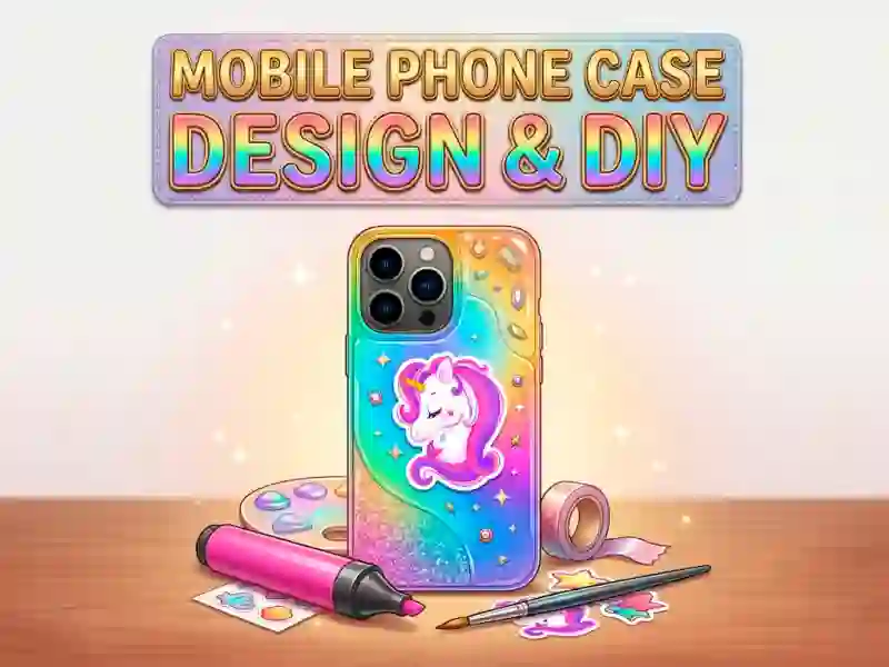 Leikur Mobile Phone Case Design & DIY á netinu