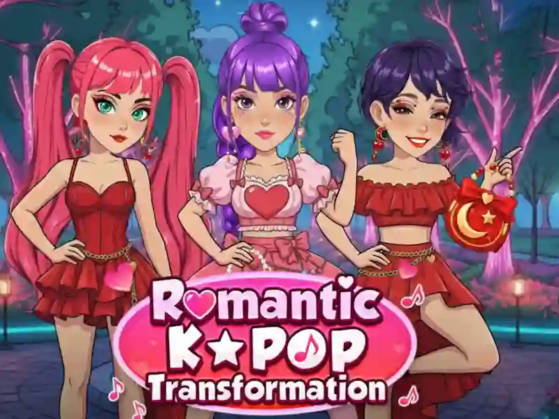 Leikur Rómantísk K Pop Transformation á netinu