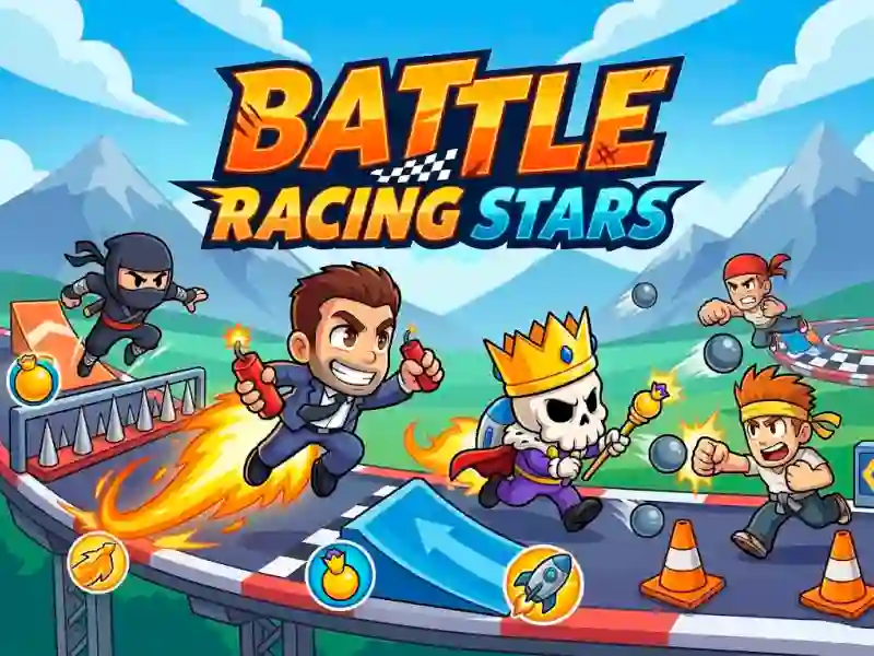 Leikur Battle Racing Stars á netinu