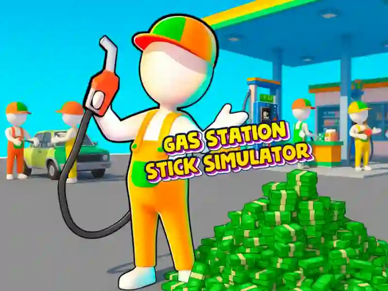 Leikur Bensínstöð — Stick Simulator á netinu