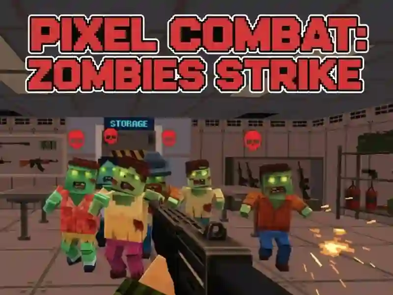 Leikur Pixel Combat: Zombies Strike á netinu