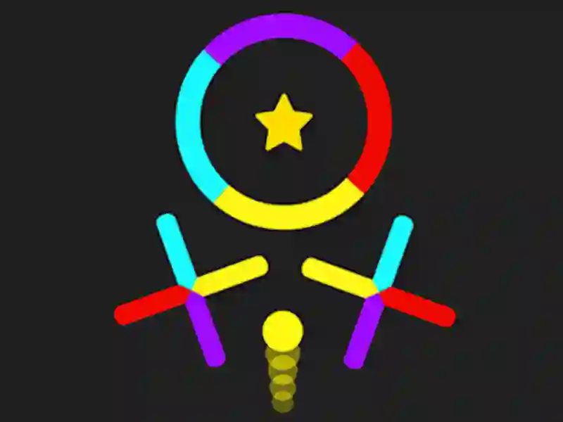 Leikur Ball Jump Skiptu um litina á netinu