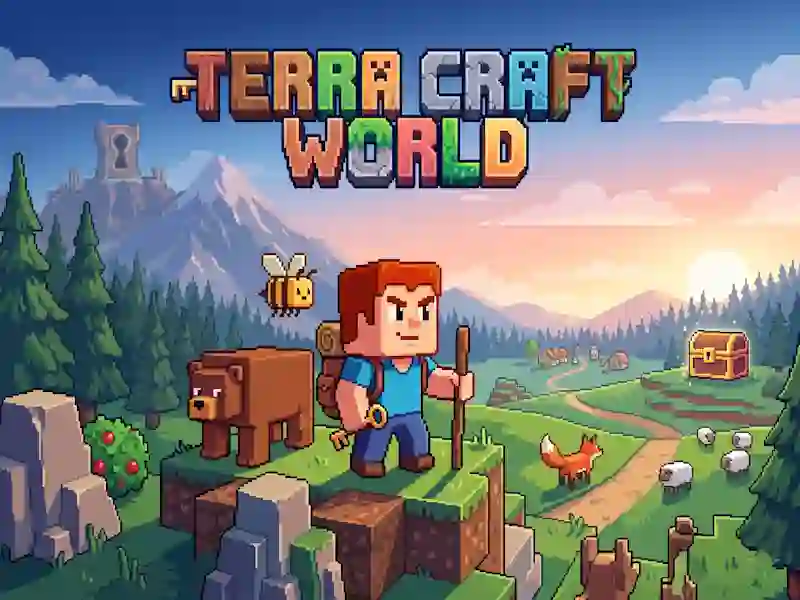 Leikur Terra Craft World á netinu
