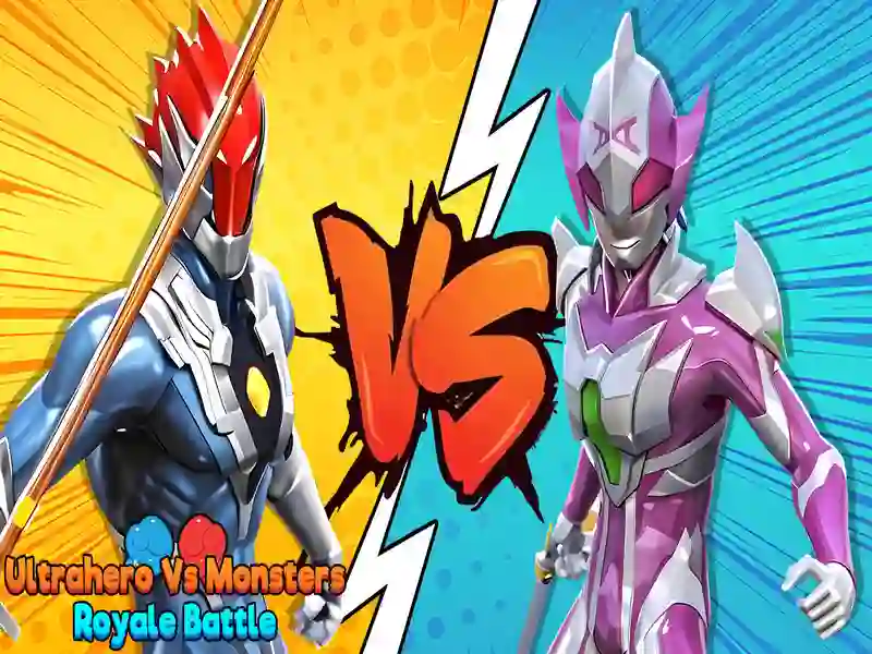 Leikur UltraHero vs Monsters Royale Battle á netinu