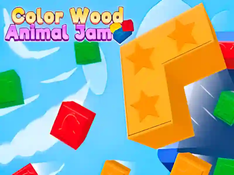 Leikur Litur Wood Animal Jam á netinu