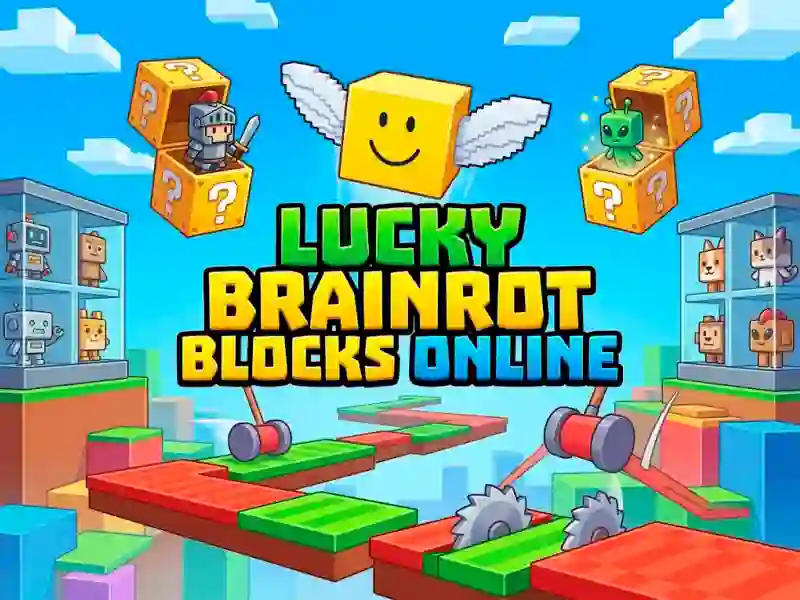 Leikur Lucky Brainrot Blocks Online á netinu