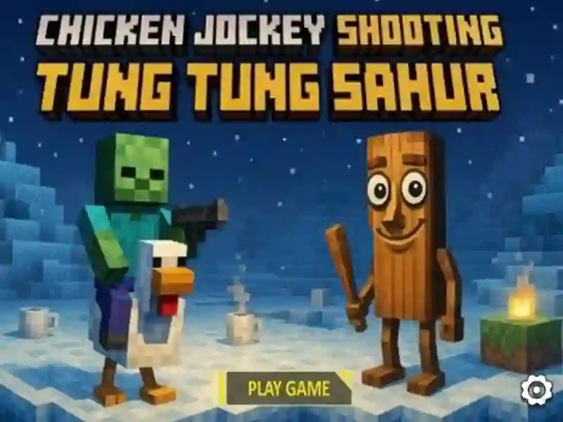 Leikur Chicken Jockey Shooting Tung Tung Sahur á netinu Leikur Chicken Jockey Shooting Tung Tung Sahur á netinu