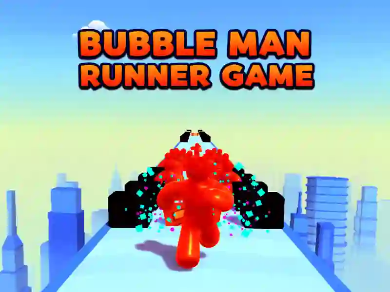 Leikur Bubble Man Runner leikur á netinu