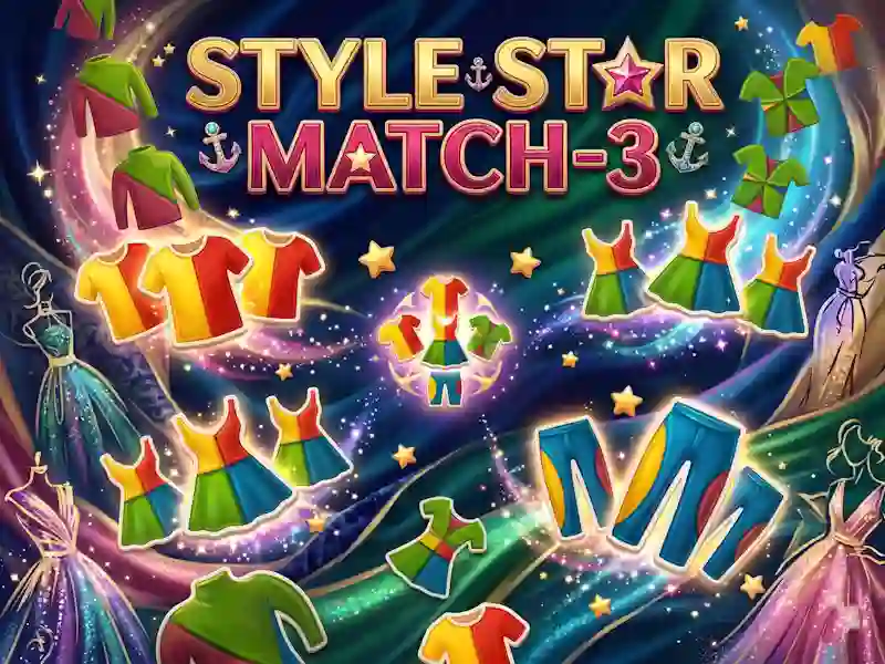 Leikur Style Star Match-3 á netinu