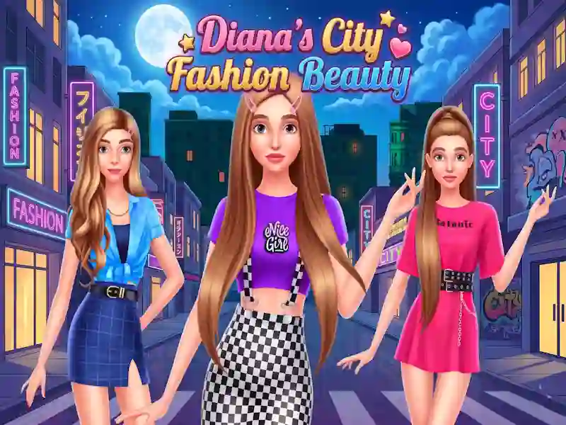 Leikur Diana's City Fashion Beauty á netinu