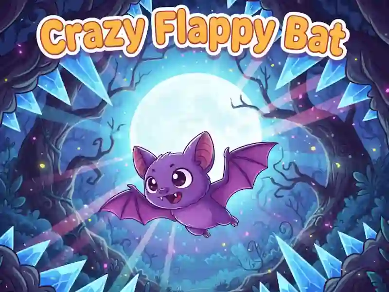 Leikur Brjáluð Flappy Bat á netinu