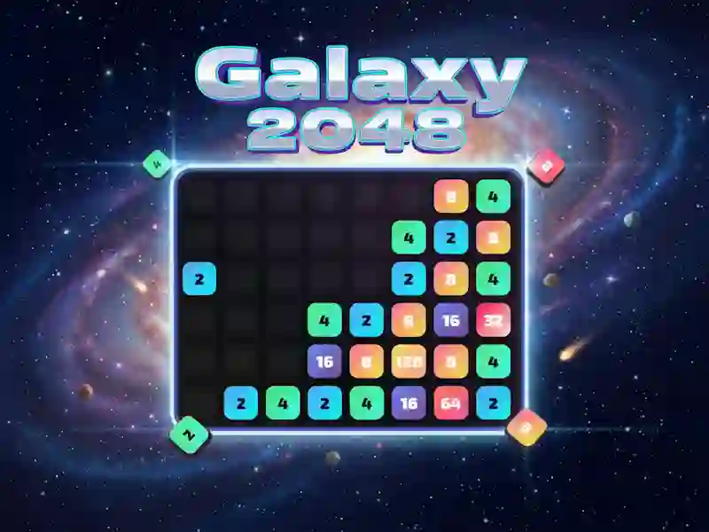 Leikur Galaxy 2048 á netinu
